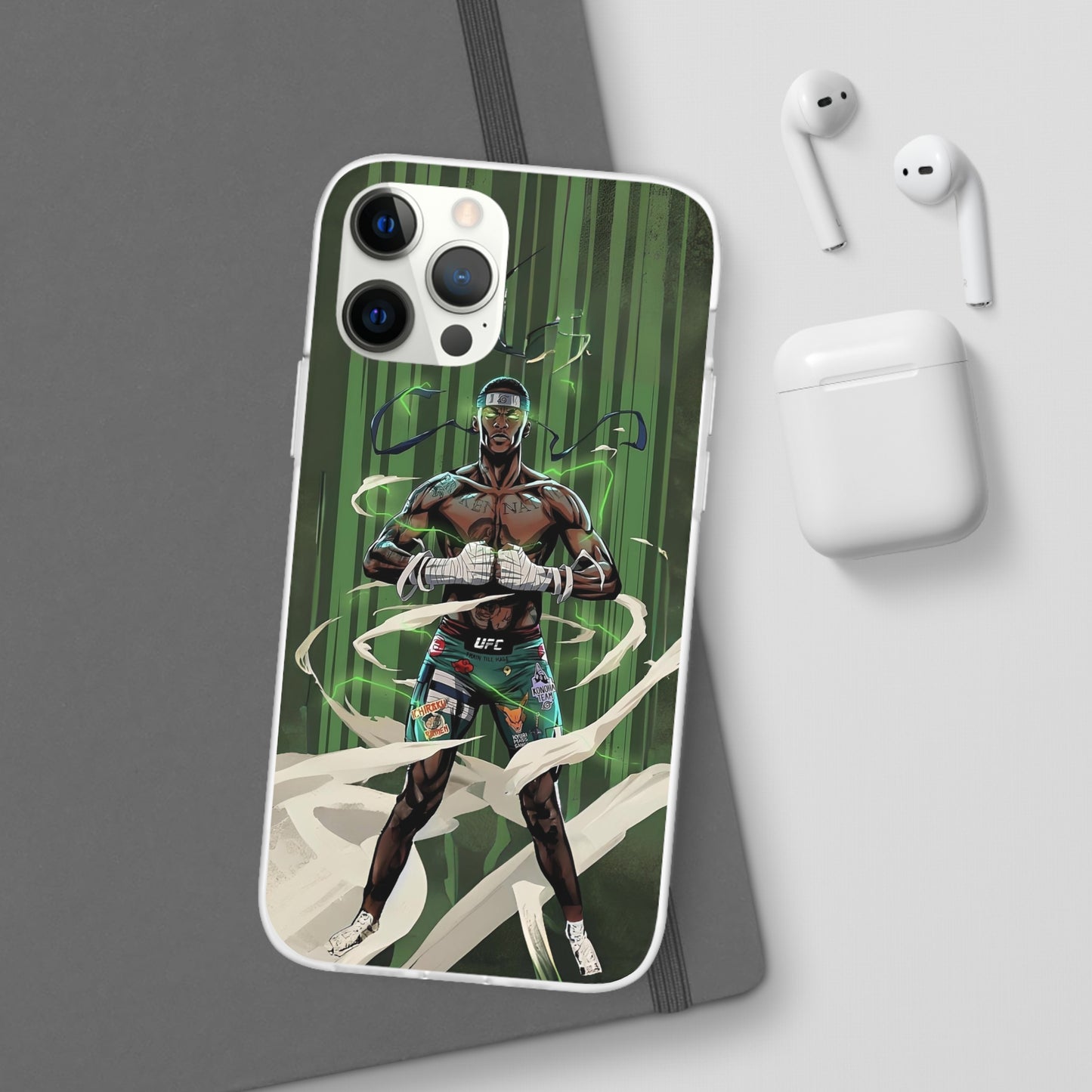 Adesanya Animated Flexi Phone Case - Limited Edition Design by Cuff Culture