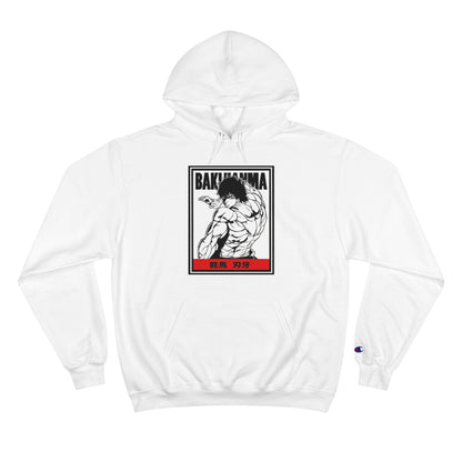 Baki Graphic Hoodie on Champion Jumper - Unleash Your Inner Beast