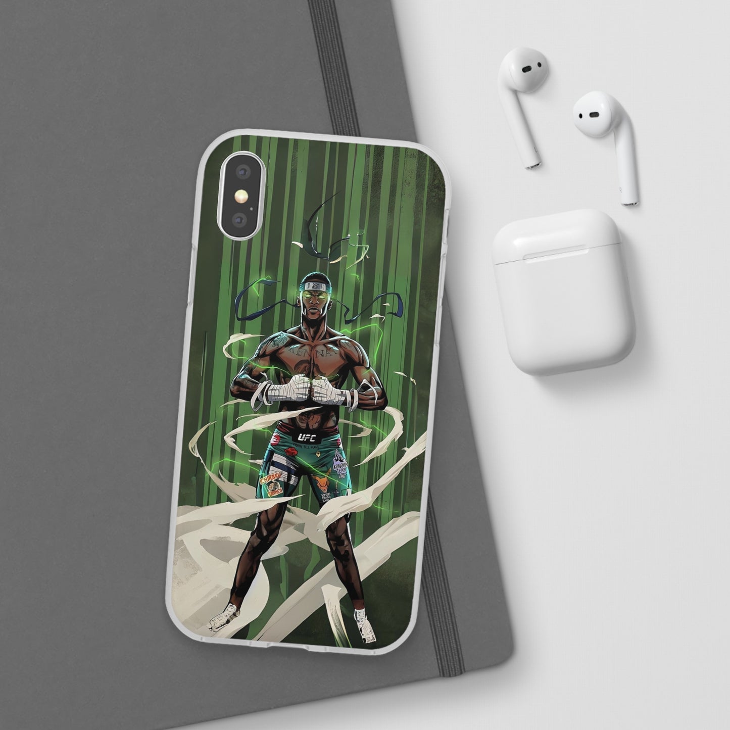 Adesanya Animated Flexi Phone Case - Limited Edition Design by Cuff Culture