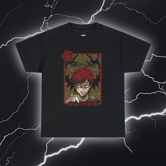 Unleash the Sand: Gaara Graphic T-Shirt - Harness the Power of the Jinchuriki!