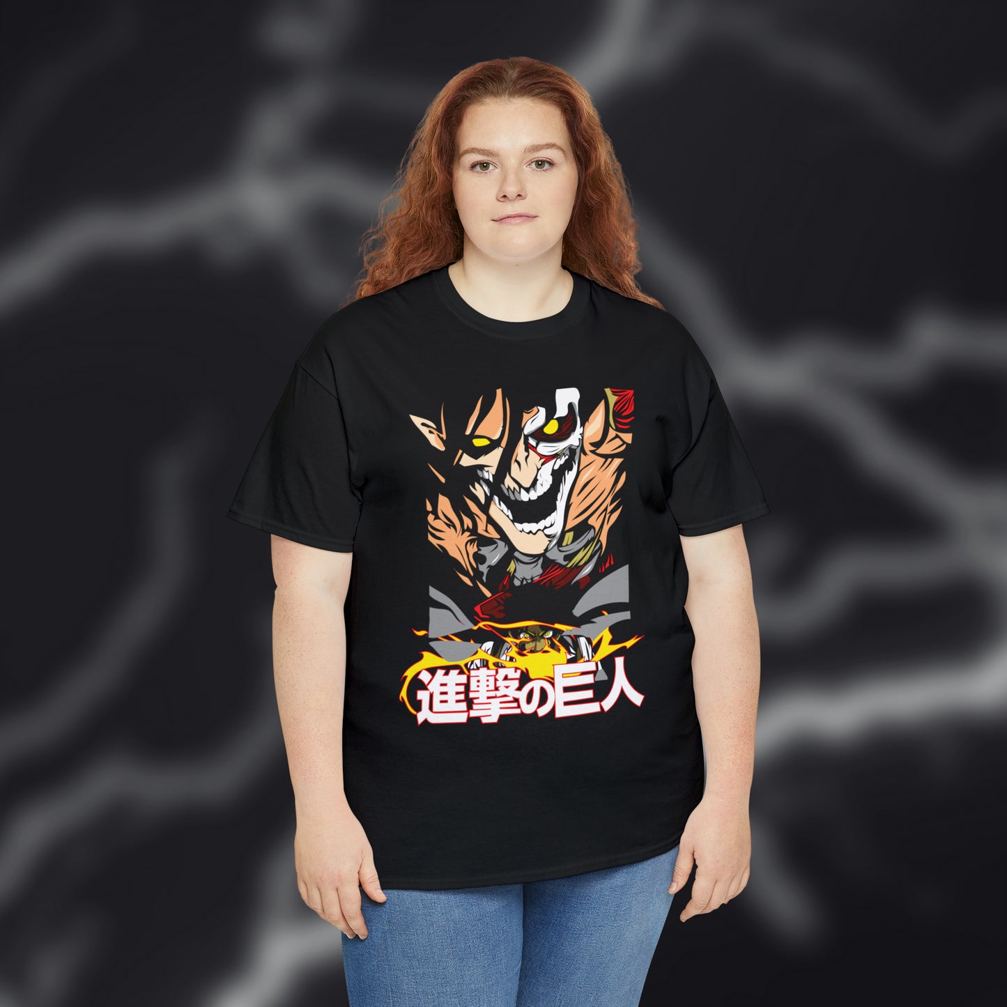 Titan's Awakening: Eren Yeager Titan Mode Graphic T-Shirt - Unleash the Power Within!