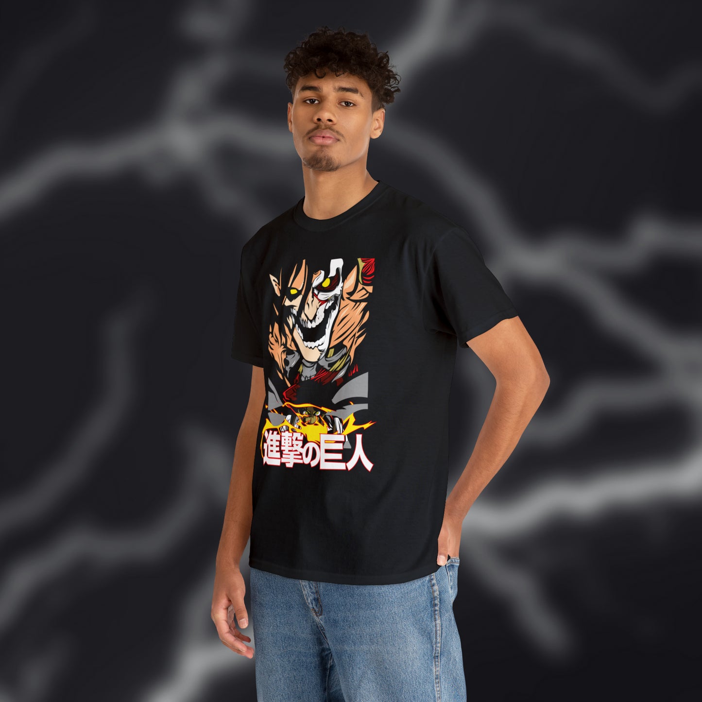 Titan's Awakening: Eren Yeager Titan Mode Graphic T-Shirt - Unleash the Power Within!