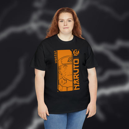 Radiant Orange Naruto Graphic Tee - Embrace the Vibrant Energy!