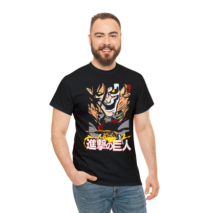 Titan's Awakening: Eren Yeager Titan Mode Graphic T-Shirt - Unleash the Power Within!