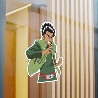 Dynamic Might Guy Kiss-Cut Vinyl Decals Sticker - Showcase Your Passion for Naruto!