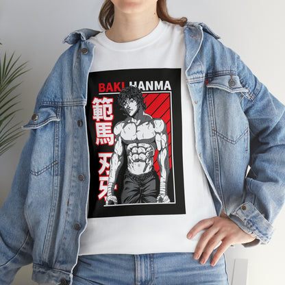 Baki "Hanma" Graphic Tee - Channel the Fighting Spirit!