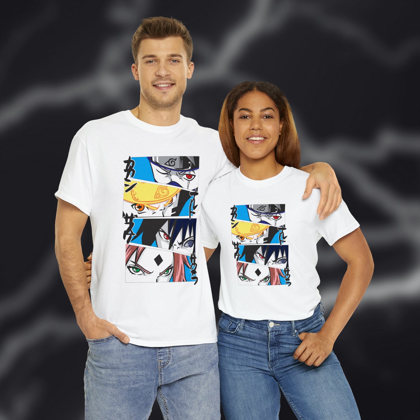 Unbreakable Bond Team 7 Naruto Graphic Tee - Embrace the Power of Friendship