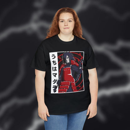 Unleashed Power: Madara Uchiha Graphic Tee - Embrace Uchiha Mastery!