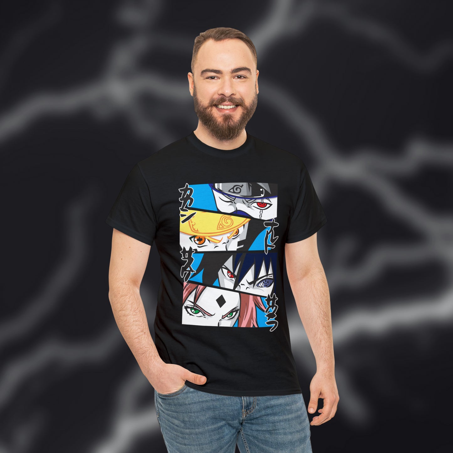 Unbreakable Bond Team 7 Naruto Graphic Tee - Embrace the Power of Friendship