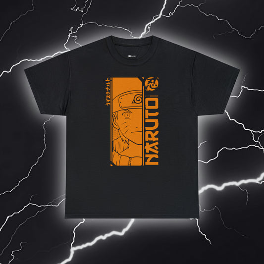 Radiant Orange Naruto Graphic Tee - Embrace the Vibrant Energy!
