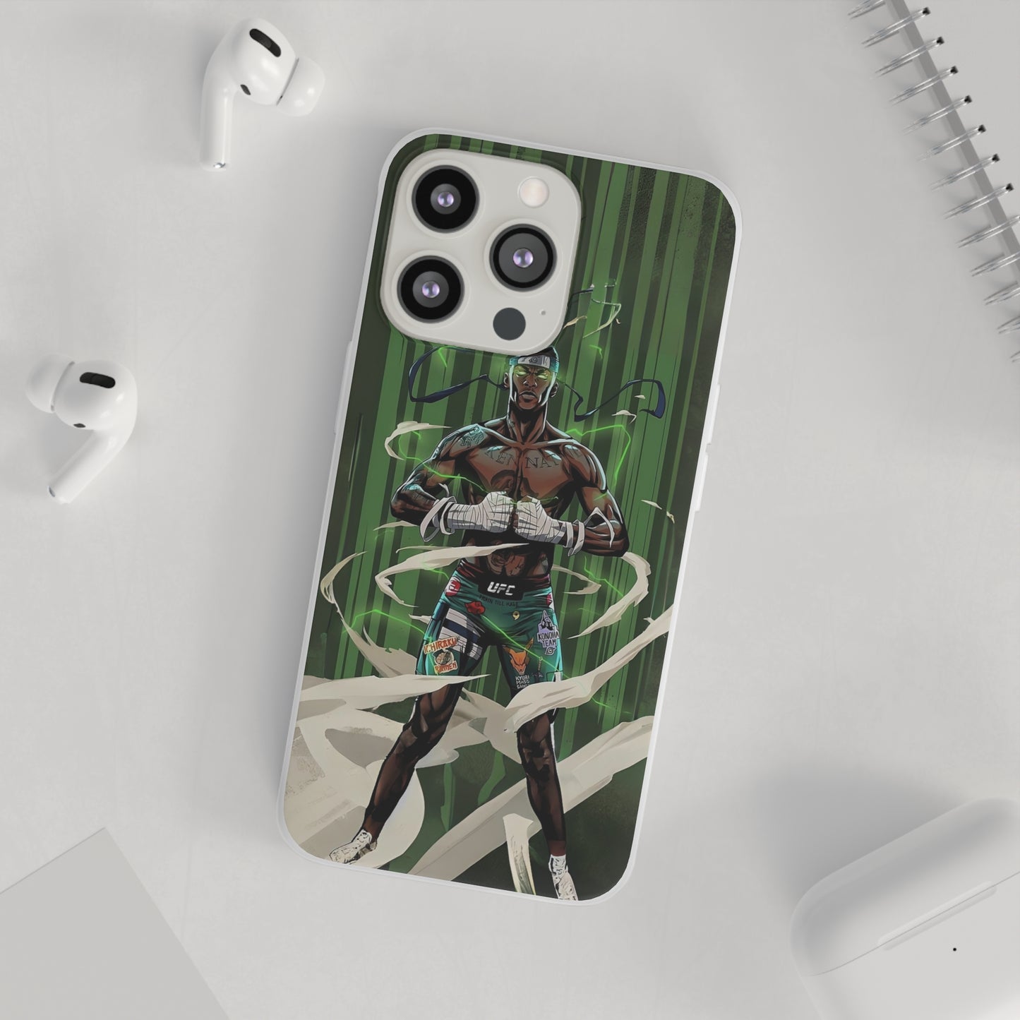 Adesanya Animated Flexi Phone Case - Limited Edition Design by Cuff Culture