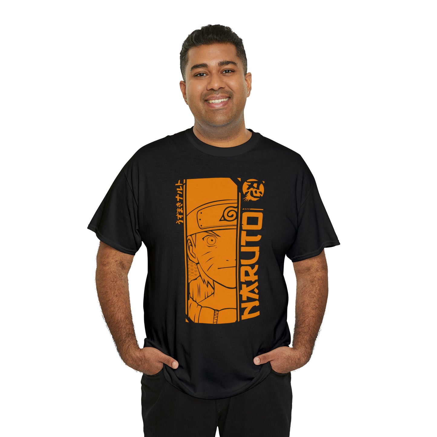 Radiant Orange Naruto Graphic Tee - Embrace the Vibrant Energy!