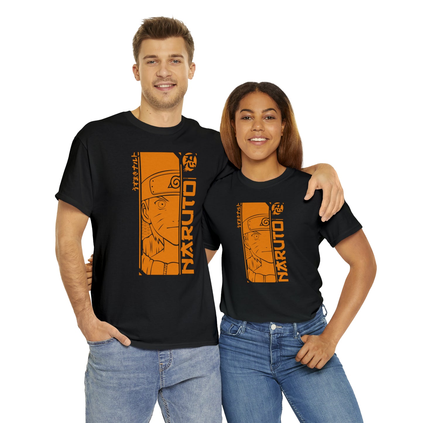 Radiant Orange Naruto Graphic Tee - Embrace the Vibrant Energy!