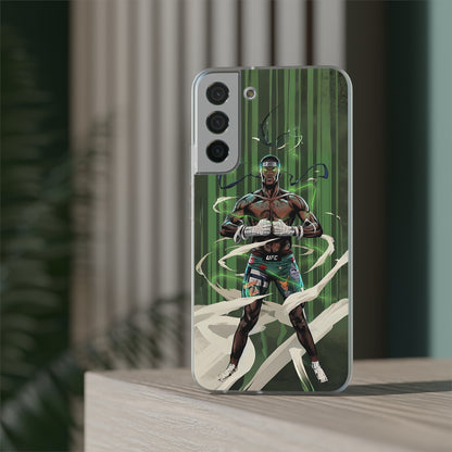 Adesanya Animated Flexi Phone Case - Limited Edition Design by Cuff Culture