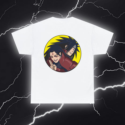 Eternal Rivals Madara and Hashirama Graphic Tee - Unleash the Power of Legends!