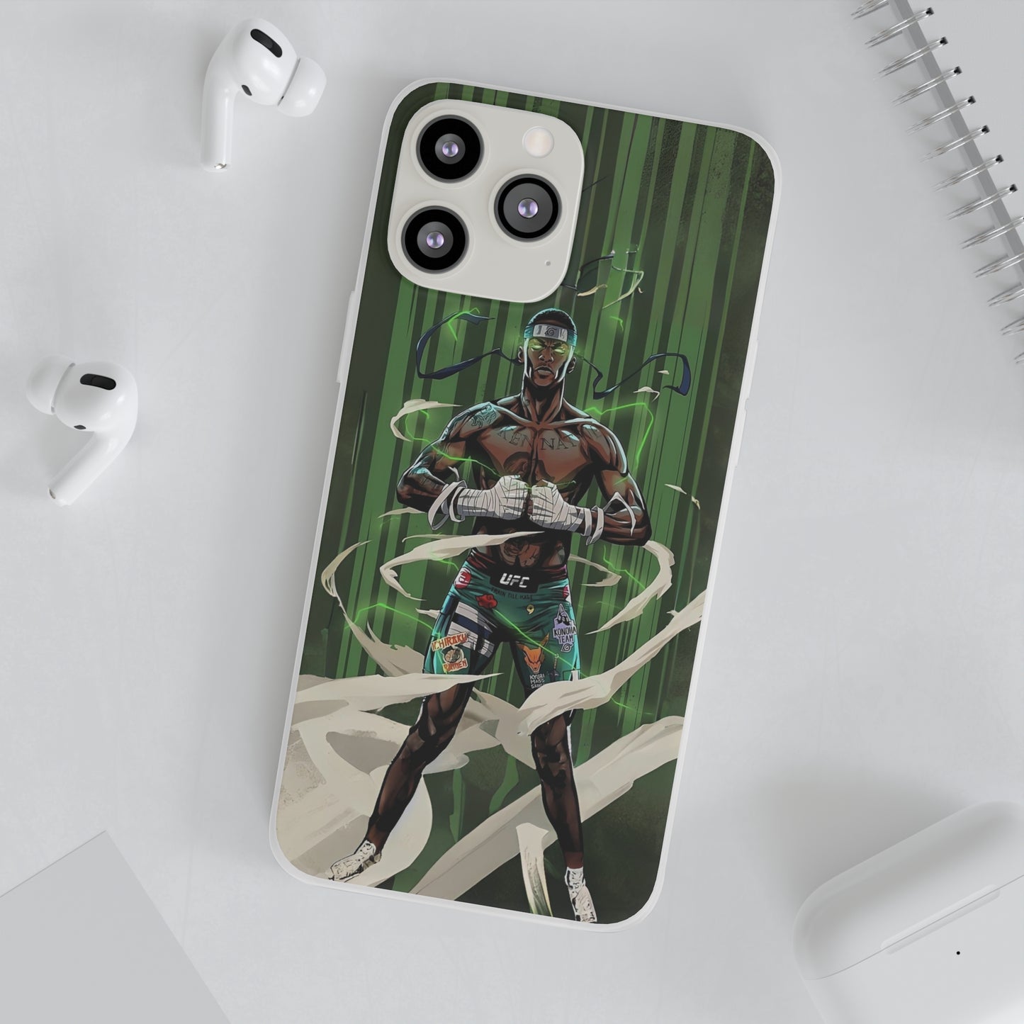 Adesanya Animated Flexi Phone Case - Limited Edition Design by Cuff Culture