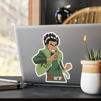 Dynamic Might Guy Kiss-Cut Vinyl Decals Sticker - Showcase Your Passion for Naruto!