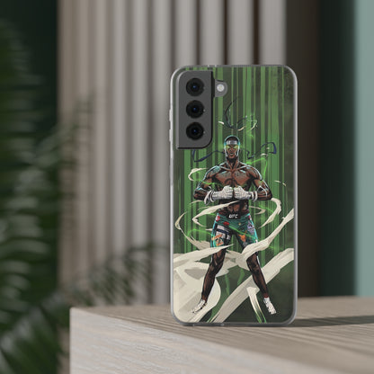 Adesanya Animated Flexi Phone Case - Limited Edition Design by Cuff Culture