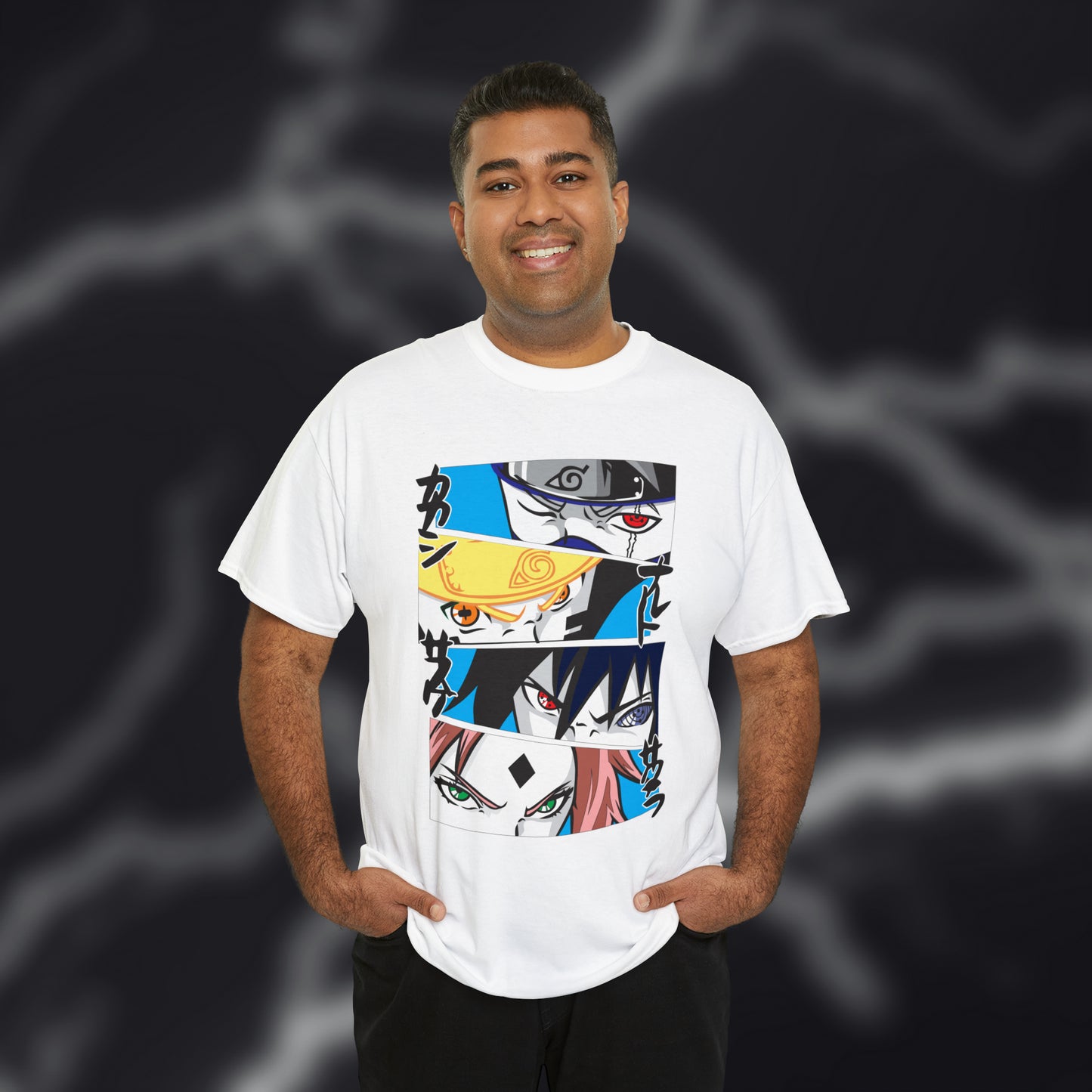 Unbreakable Bond Team 7 Naruto Graphic Tee - Embrace the Power of Friendship