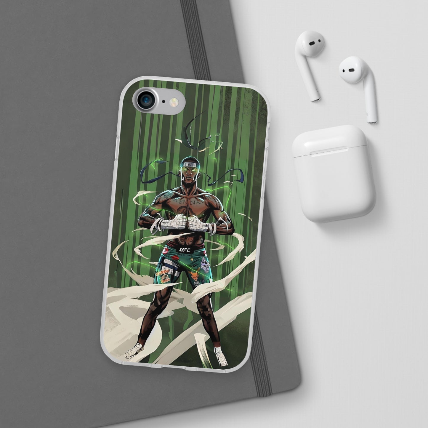 Adesanya Animated Flexi Phone Case - Limited Edition Design by Cuff Culture