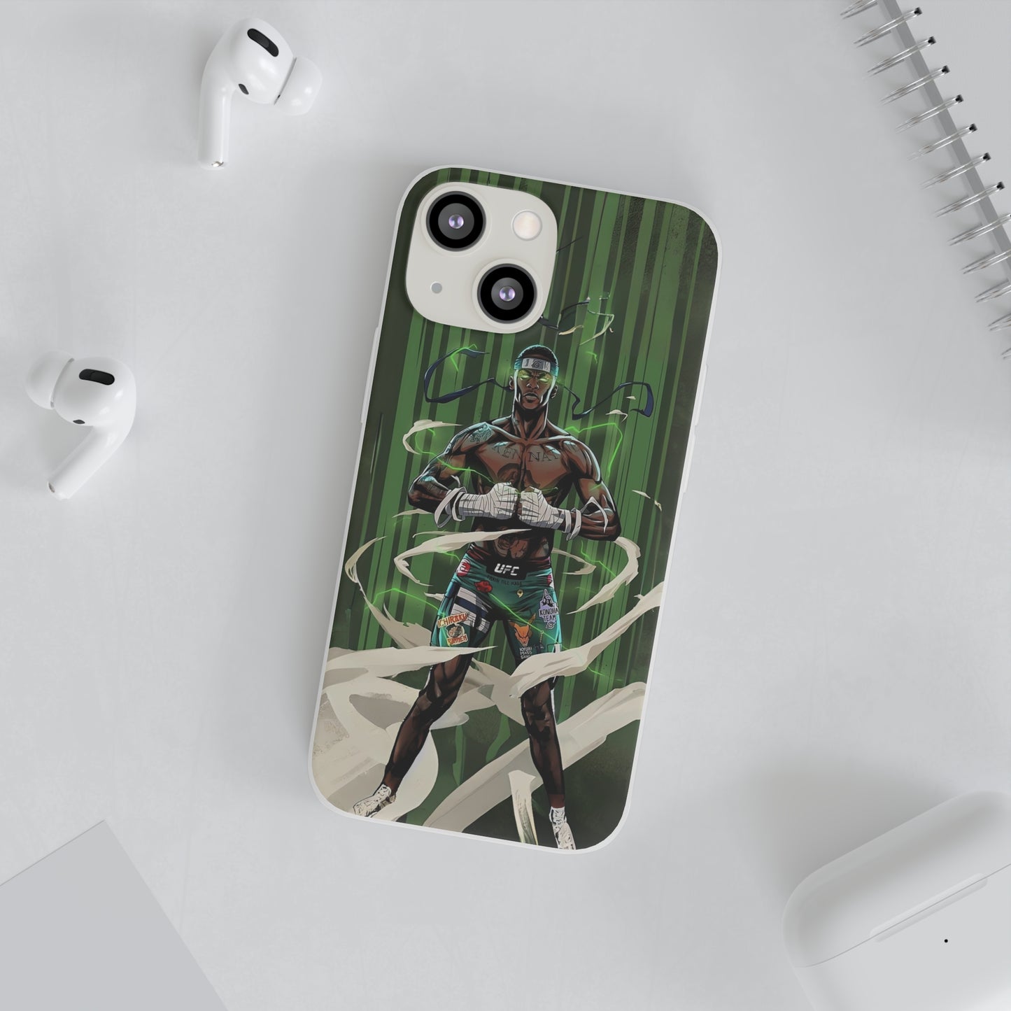 Adesanya Animated Flexi Phone Case - Limited Edition Design by Cuff Culture