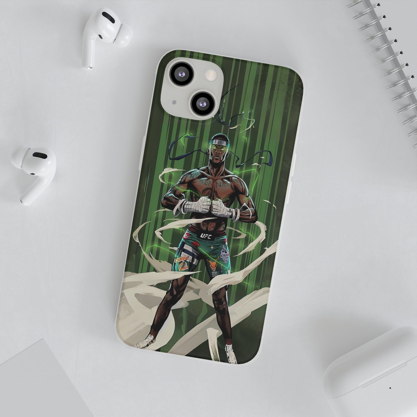 Adesanya Animated Flexi Phone Case - Limited Edition Design by Cuff Culture