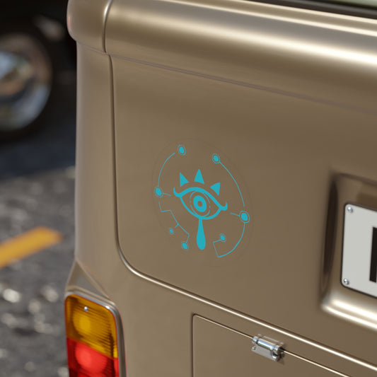 Transparent Crest of the Sheikah Sticker | Eye Symbol Decal inspired by a Popular Game