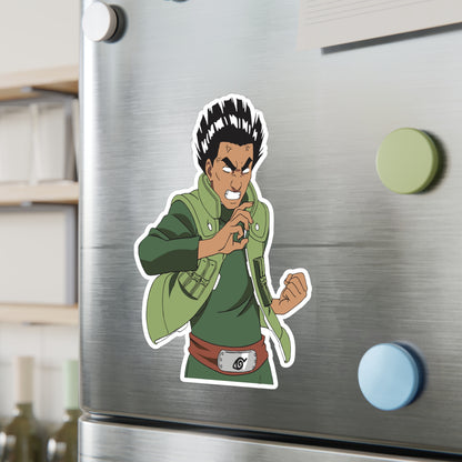 Dynamic Might Guy Kiss-Cut Vinyl Decals Sticker - Showcase Your Passion for Naruto!