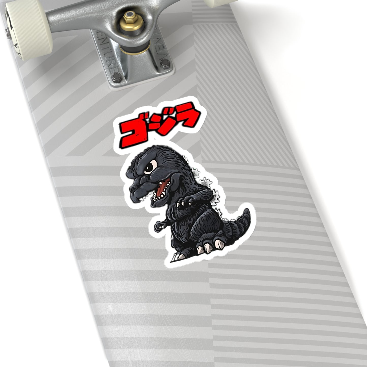 Godzilla Cartoon Graphic Sticker - Flexible Kiss-Cut Design