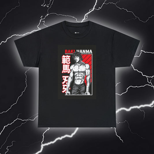 Baki "Hanma" Graphic Tee - Channel the Fighting Spirit!