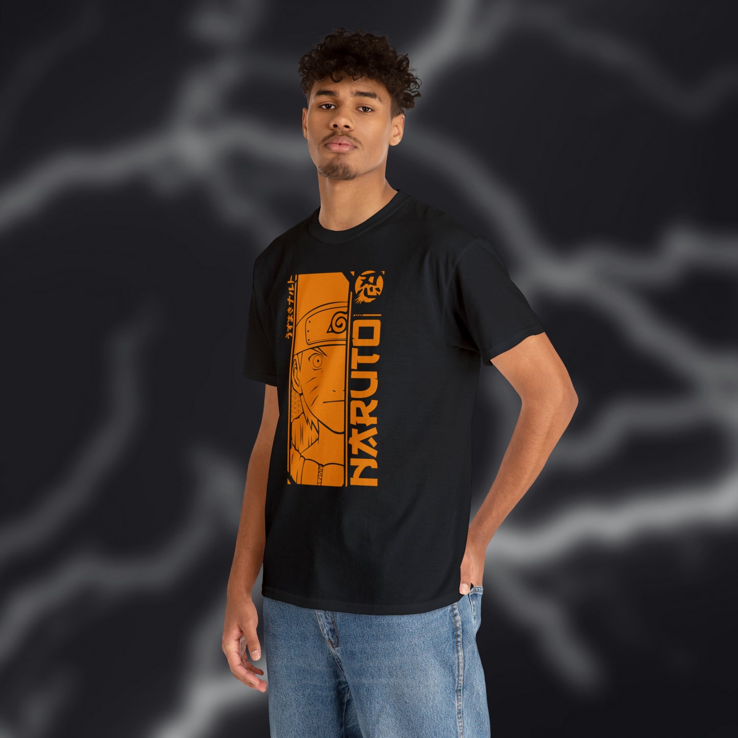 Radiant Orange Naruto Graphic Tee - Embrace the Vibrant Energy!