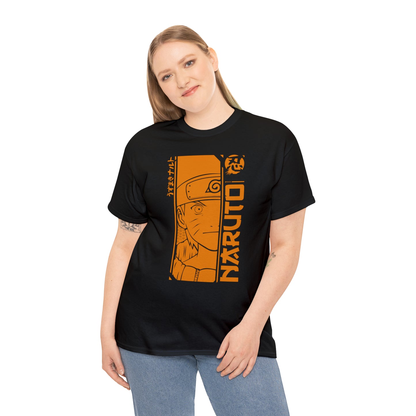 Radiant Orange Naruto Graphic Tee - Embrace the Vibrant Energy!