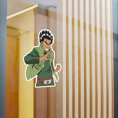 Dynamic Might Guy Kiss-Cut Vinyl Decals Sticker - Showcase Your Passion for Naruto!