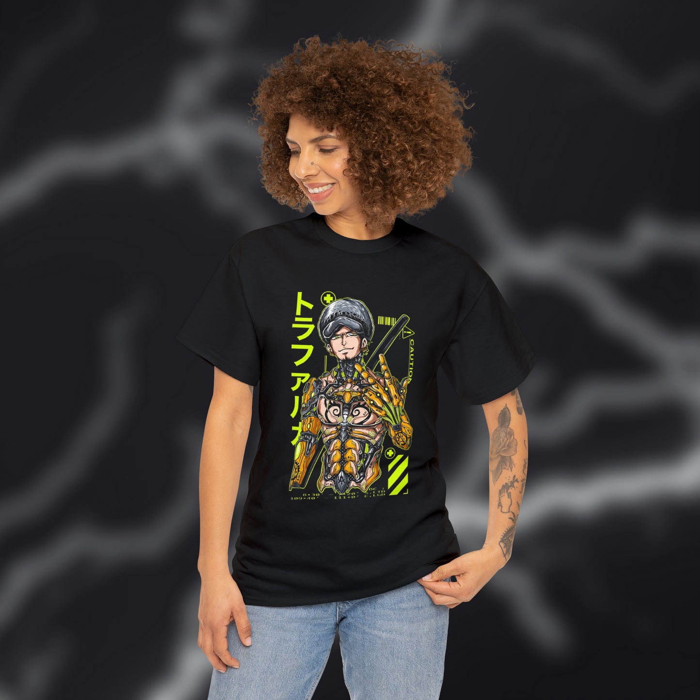 Trafalgar D. Water Law Mecha T-Shirt: Surge with Supernova Power